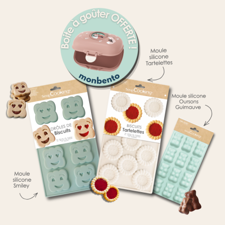 Kids baking kit molds + free snack box 🎁 | ScrapCooking®