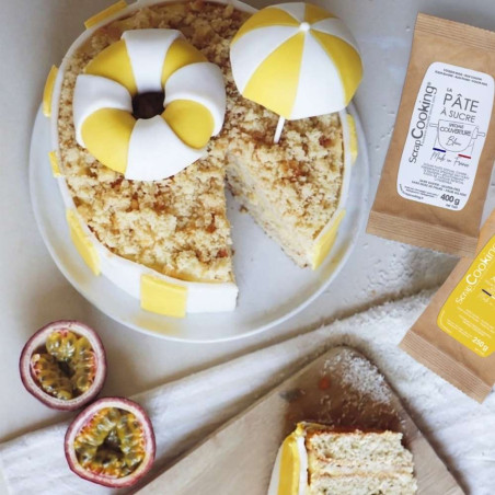 Ambiance gâteau été passion coco - ScrapCooking®