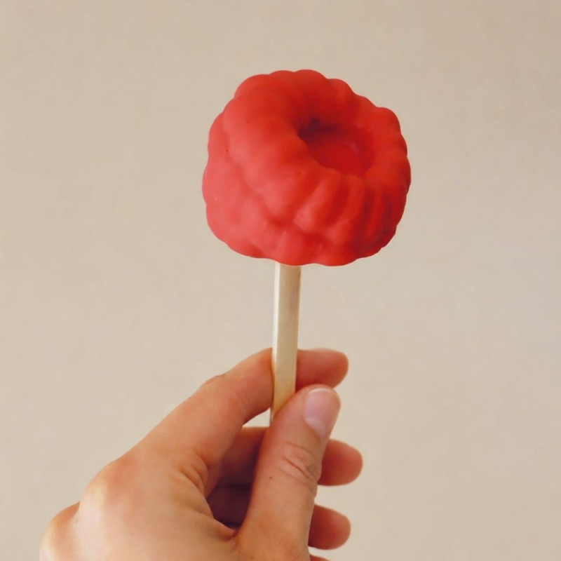 Glace trompe-l'œil framboise - ScrapCooking®
