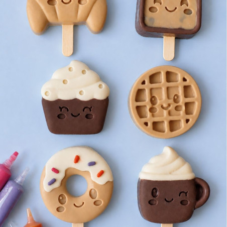 Ambiance glaces kawaii et coque choco - ScrapCooking®