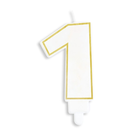 Bougie seule numéro 1 - ScrapCooking®