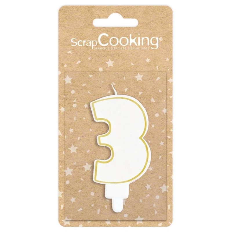 Number 3 Candle Pack – ScrapCooking®