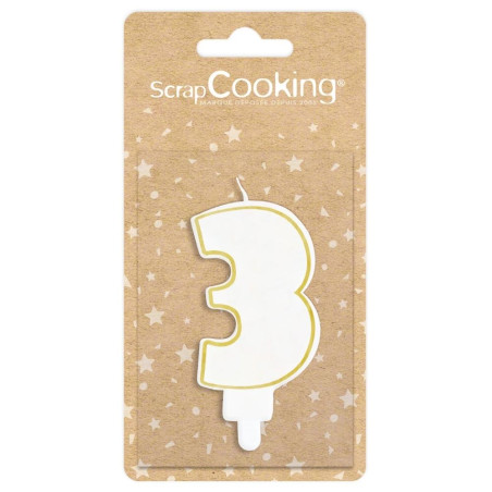 Number 3 Candle Pack – ScrapCooking®