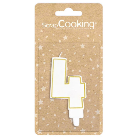 Number 4 Candle Pack – ScrapCooking®