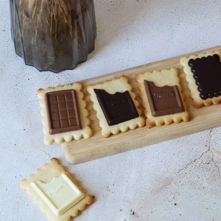 Ambiance biscuits en ligne school 3 chocolats - ScrapCooking®