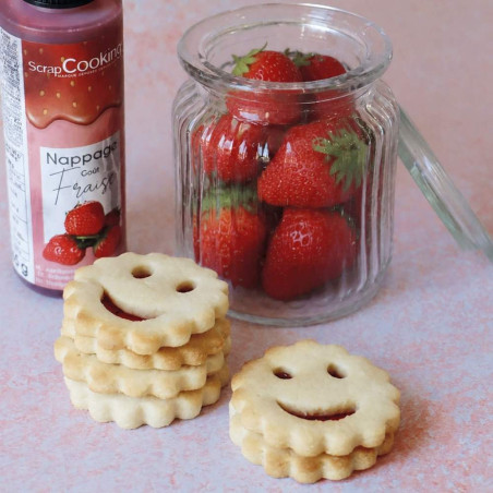 Strawberry Smile Biscuit Theme - ScrapCooking®