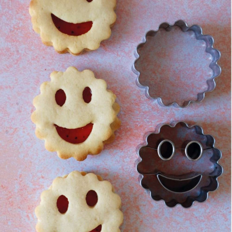 Strawberry Smile Biscuit Trio - ScrapCooking®