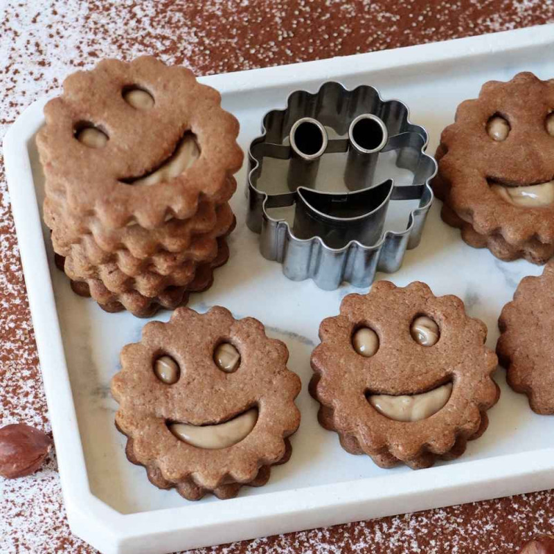 Chocolate Smile Biscuit Theme - ScrapCooking®