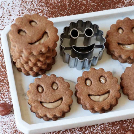 Chocolate Smile Biscuit Theme - ScrapCooking®