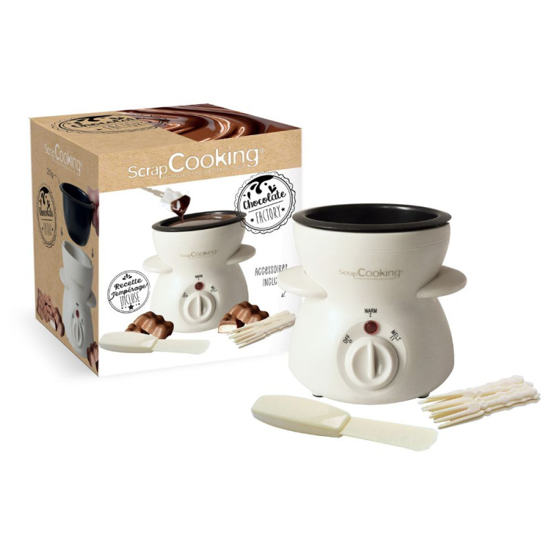Electric chocolate fondue set | ScrapCooking