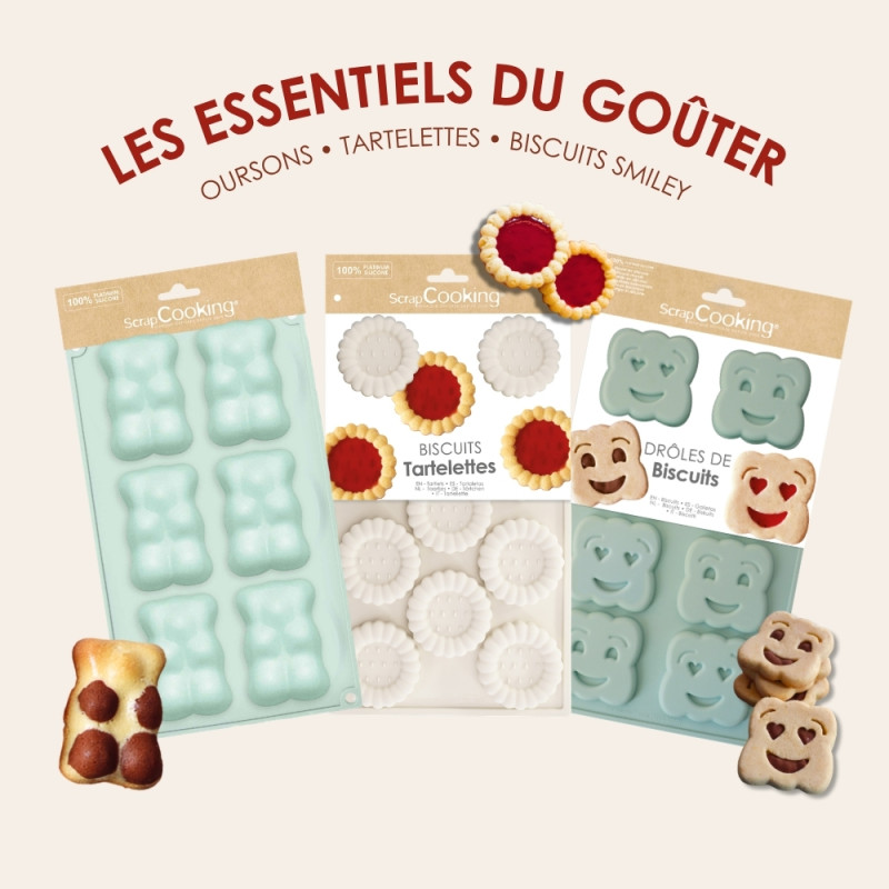 Homemade cookies & snack cakes silicone mold set