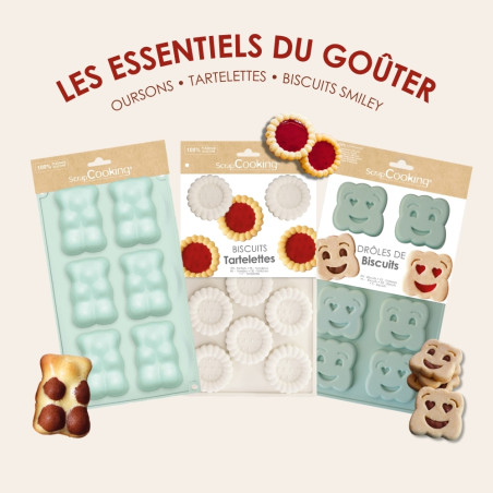 Homemade cookies & snack cakes silicone mold set