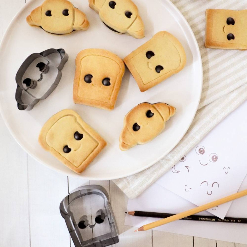 Ambiance biscuits tartines et croissants - ScrapCooking