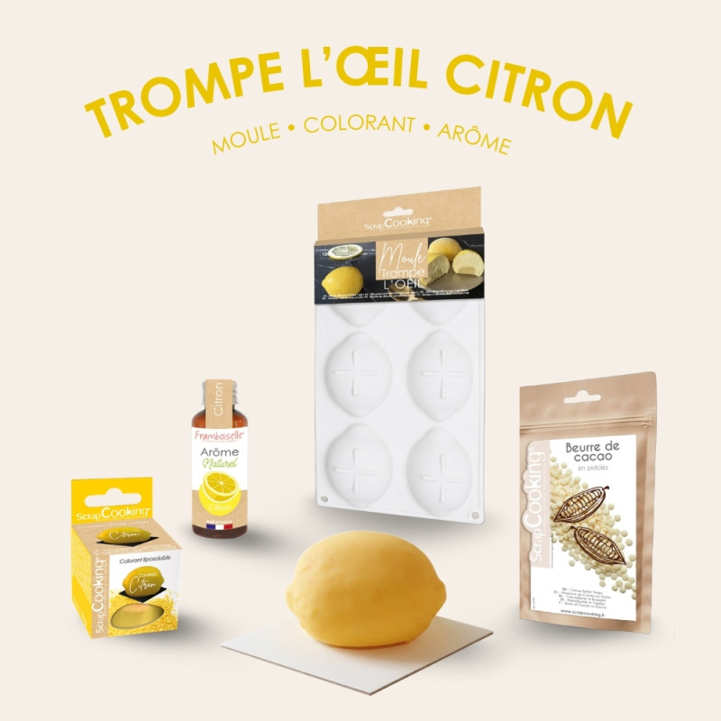 Pack trompe l'œil citron