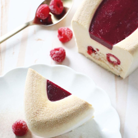 Photo entremets framboise Barquette - ScrapCooking
