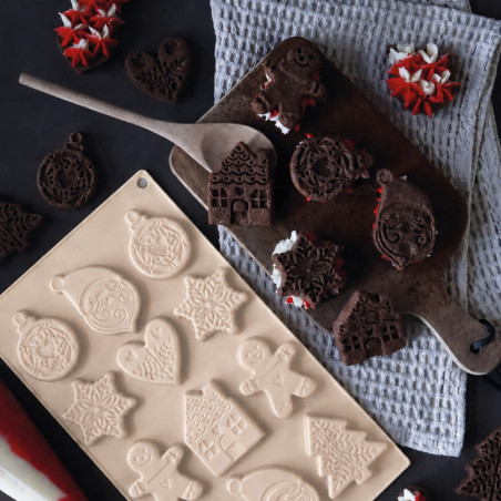 Biscuits de Noel cacao - ScrapCooking