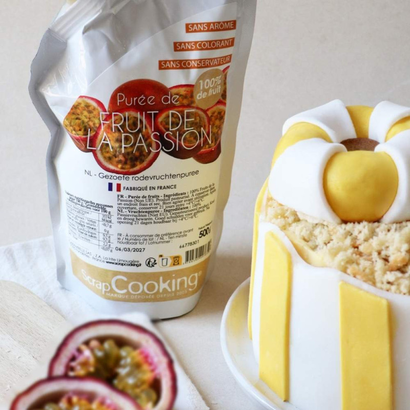 Ambiance layer cake purée de passion - ScrapCooking®