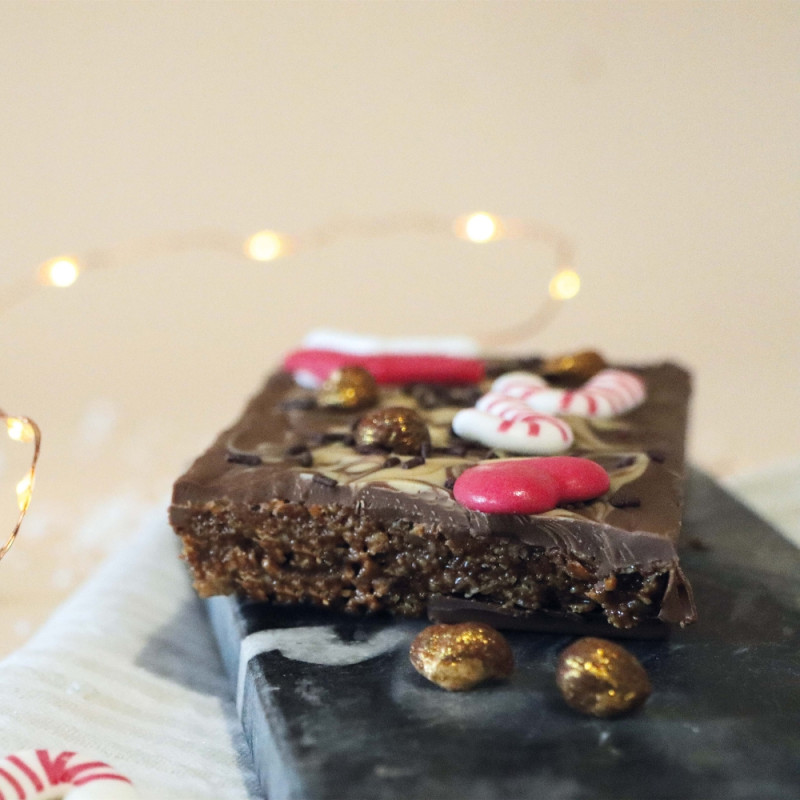 Ambiance pack moule tablette de chocolat au lait et pain d'épices pour Noël