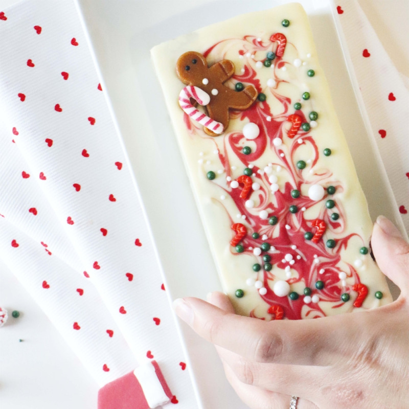 Christmas chocolate bar pack