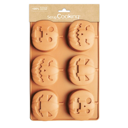 Halloween pumpkin chocolate cake kit | ScrapCooking®