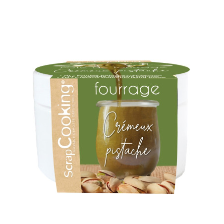 Pack gâteaux trompe l'œil pistache : Pâte  de fourrage crémeux pistache