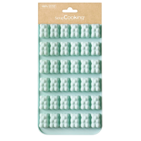 Pack fabrique à oursons : Moule en silicone pour bonbons gélifiés oursons