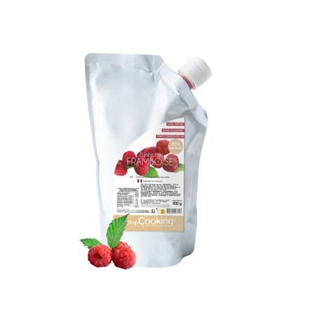 Pack bûche barquette XXL : Purée de Framboise
