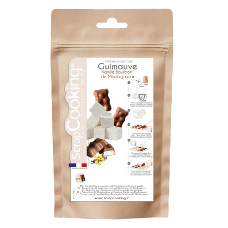 Vanilla marshmallow mix 160g : Giant 3D teddy bear yule log pack