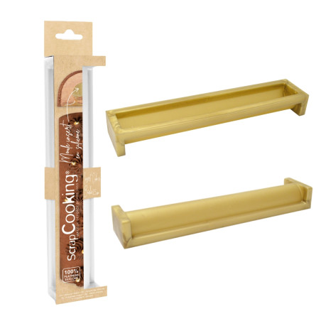 Pack bûche Instant chocolat fruits rouges : Moule silicone pour insert de bûche