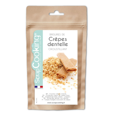 Vanila pecan Instant yule log pack : Crepe flakes