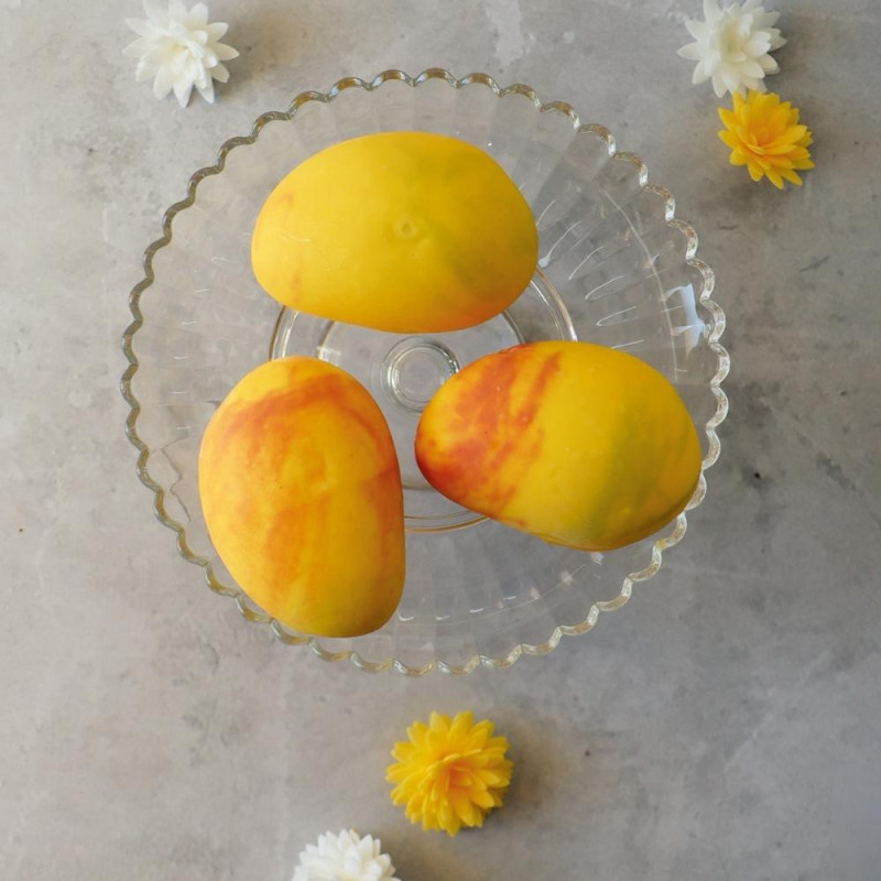 Mango-themed trompe-l’œil - ScrapCooking