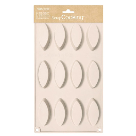 Silicone mould with 12 compartments - ScrapCooking