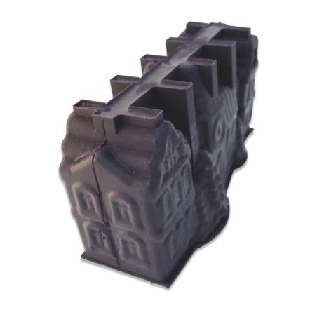Christmas Villageillusion cake silicone mould