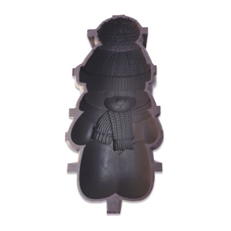 Moule silicone trompe l'oeil cake/entremets - Ourson d'hiver