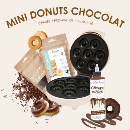 Pack mini donuts chocolat