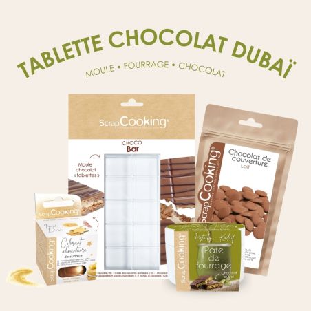 Pack tablette chocolat Dubaï