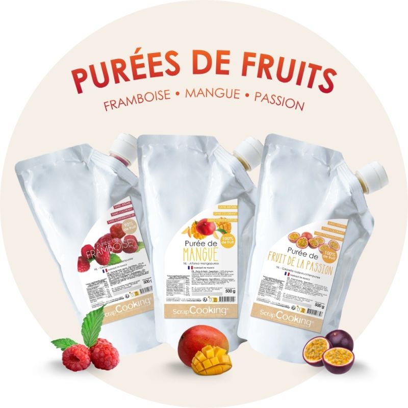 Pack purées de fruits