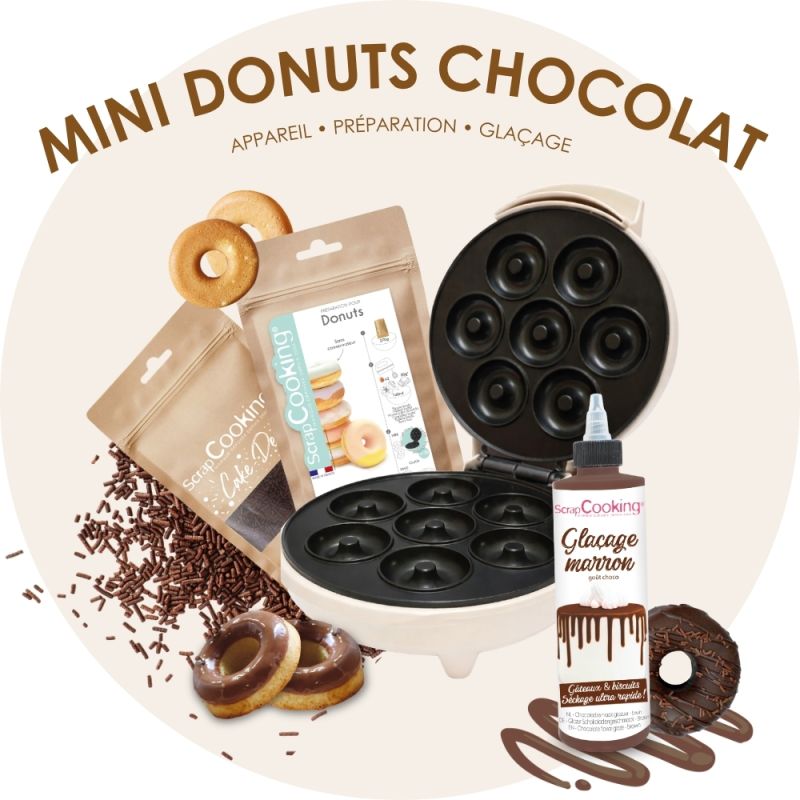 Pack mini donuts chocolat