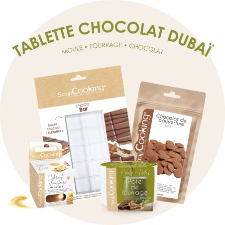 Pack tablette chocolat Dubaï