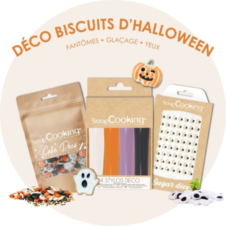 Pack déco biscuits d'Halloween