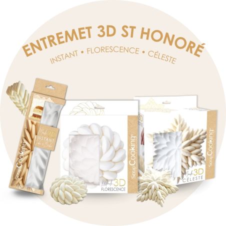 Pack 3 moules entremets - Inspiration Saint-Honoré