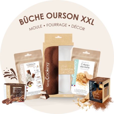 Pack bûche ourson XXL