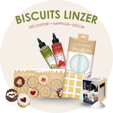 Pack biscuits Linzer de Noël