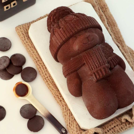 Winter Bear illusion cake silicone mould