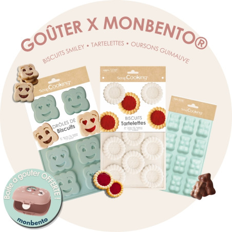 Kids baking kit molds + free snack box 🎁 | ScrapCooking®