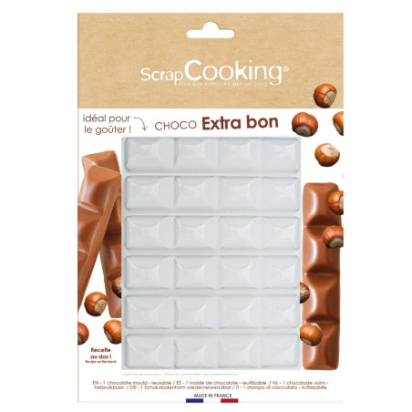 Pack moule barres chocolatées - ScrapCooking®