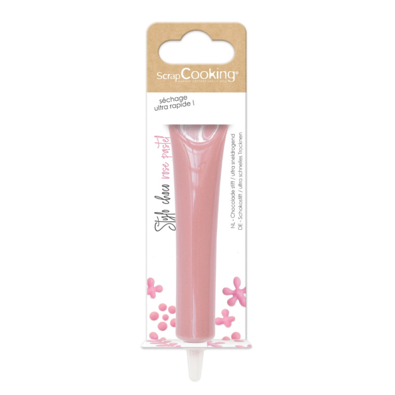Stylo goût choco rose pastel réf.6806