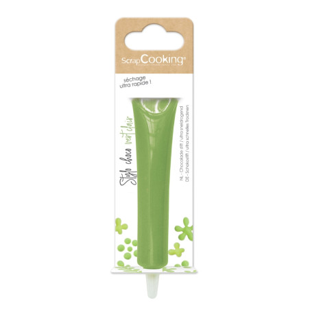 Choco taste pen - light green 25g - ScrapCooking