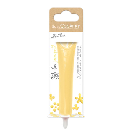Choco taste pen - pastel yellow 25g - ScrapCooking