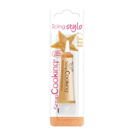 Gold icing pen